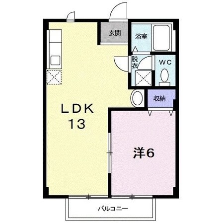 アビタシオンK’sの物件間取画像